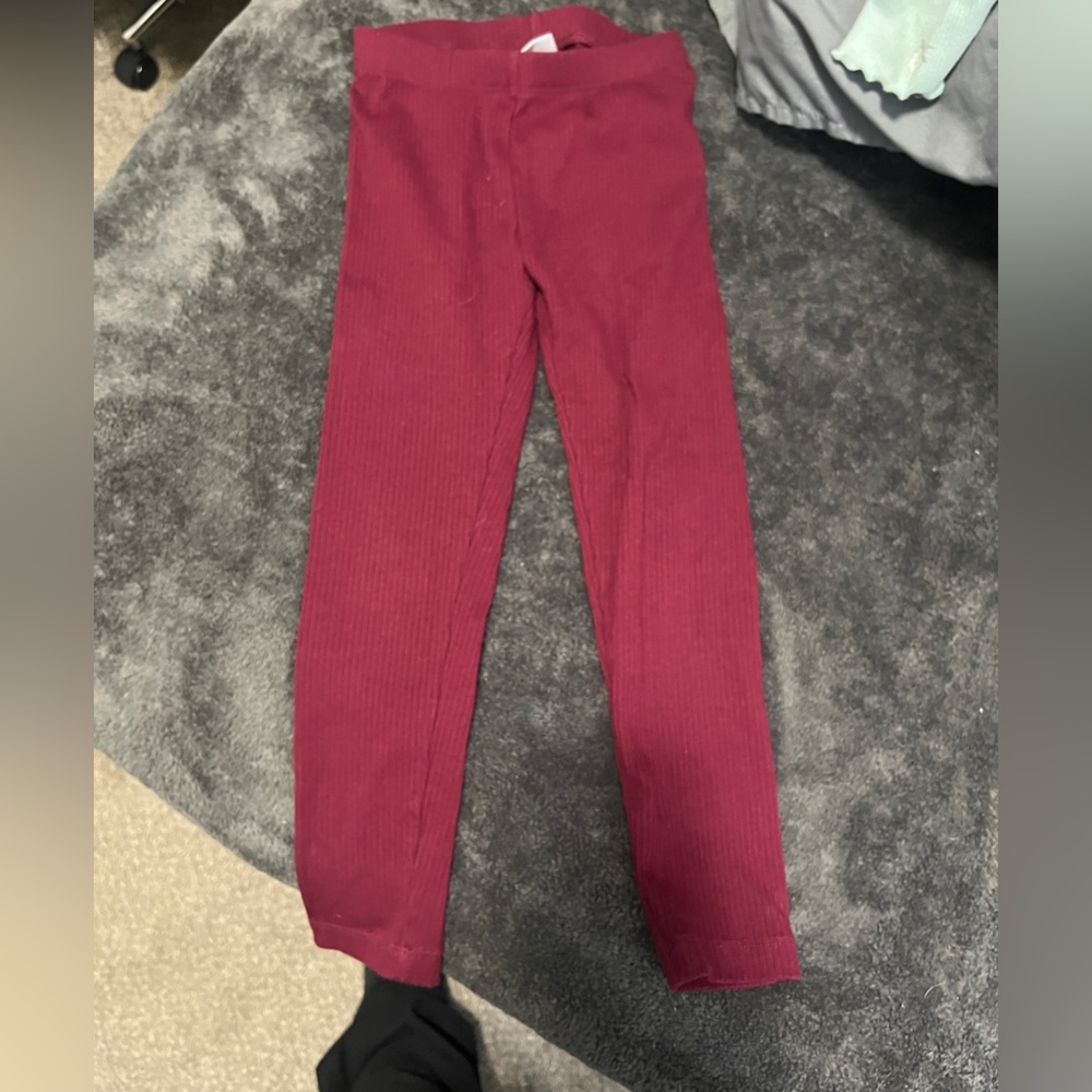 Maroon leggings